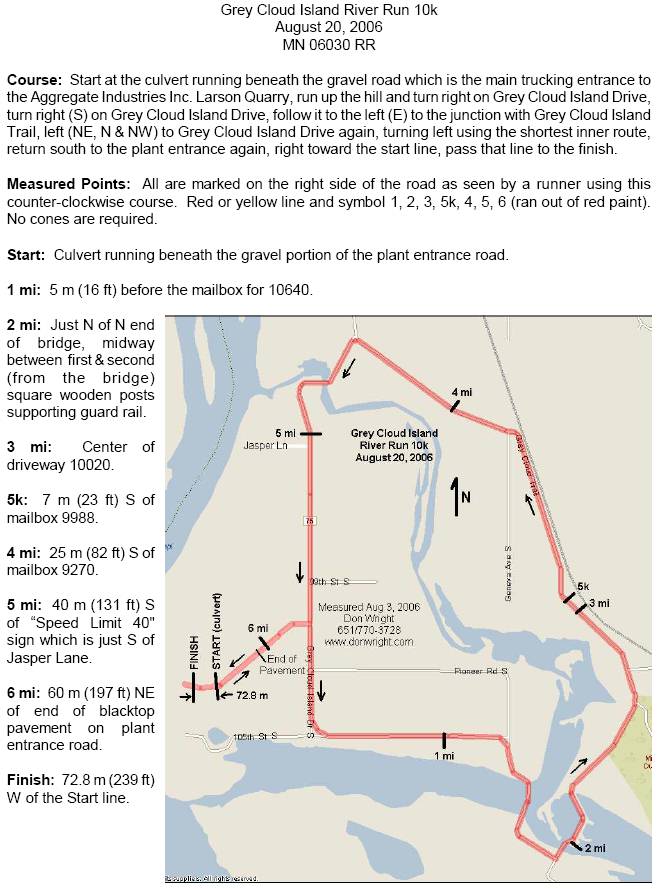 Course Map and Description
