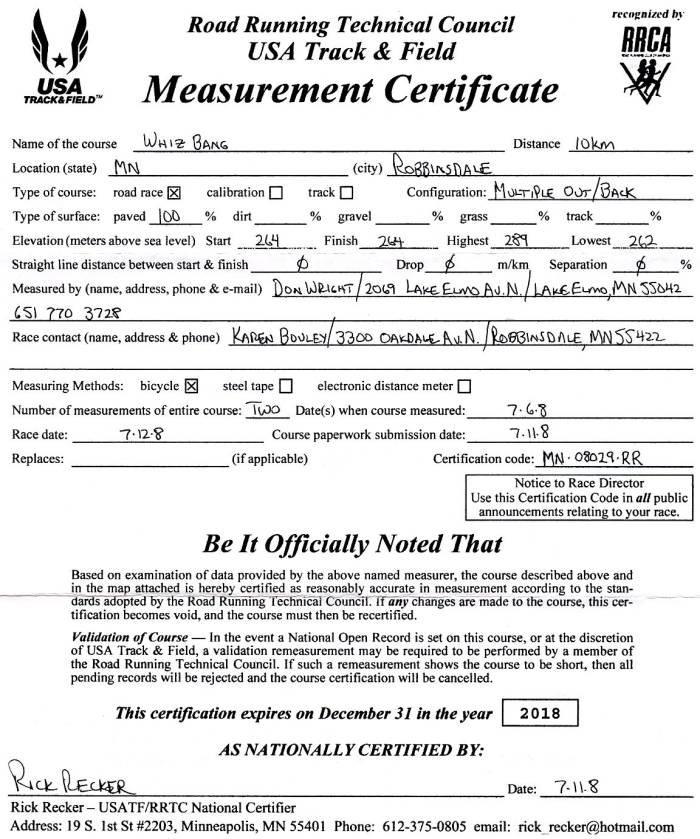 Measurement Certificate.  If this is blank, the certificate is not yet  available